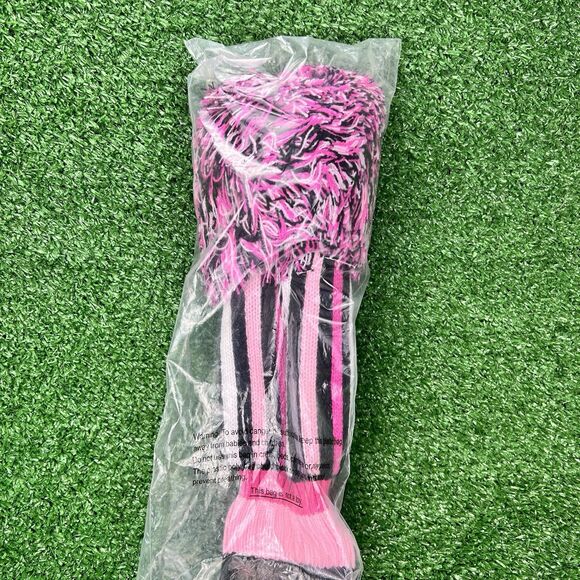 Just for Golf Pom Pom Driver Headcover Pink / White /Black HH072 Spring Gift NWT - Picture 9 of 9